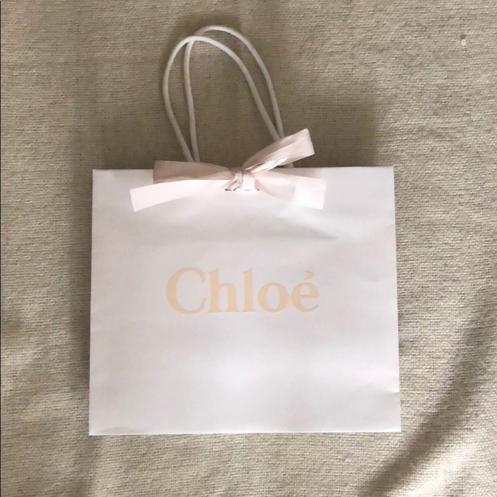 Chloe Large White Shopping Bag
